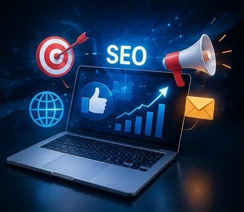 Digital marketing services including SEO, content promotion and online growth