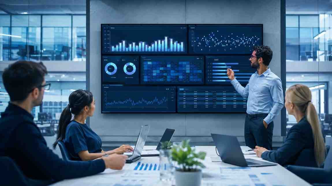 Valor Marketing team reviewing B2B data quality, verification and analytics
