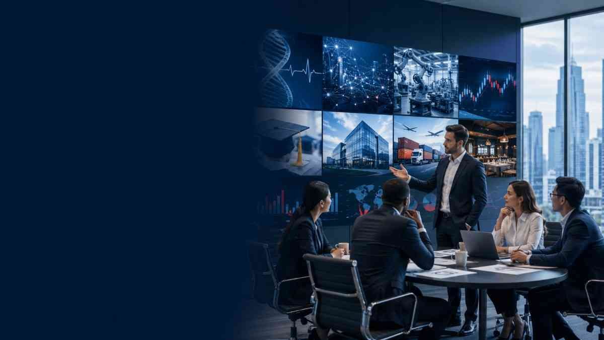 Industry-specific B2B data and marketing solutions across healthcare, technology, manufacturing, finance, education and other markets