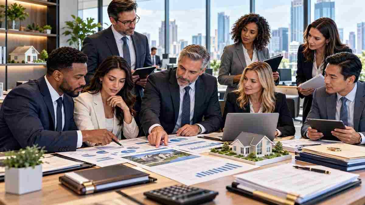 Mortgage brokers, loan officers, lenders and mortgage professionals reviewing lending and property data
